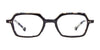 Takumi TK1096 Eyeglasses with Clip-on Sunglasses | Size 48 / Black & Demi Grey