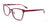 Takumi TK1097 Eyeglasses with Clip-on Sunglasses | Size 53 / Red & Multi