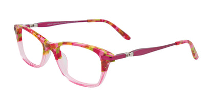 Takumi TK1098 Eyeglasses Pink Crystal & Lime Green