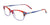 Takumi TK1098 Eyeglasses | Size 46 / Light Blue & Red & Orange