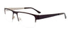 Takumi TK1102 Eyeglasses with Clip-on Sunglasses | Size 57 / Matt Dark Brown