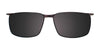 Takumi TK1102 Eyeglasses with Clip-on Sunglasses | Size 57 / Clip Only (Color №010)