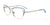 Takumi TK1103 Eyeglasses with Clip-on Sunglasses | Size 52 / Shiny Light Blue & Silver