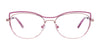 Takumi TK1103 Eyeglasses with Clip-on Sunglasses | Size 52 / Shiny Light Blue & Silver