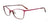 Takumi TK1106 Eyeglasses with Clip-on Sunglasses | Size 51 / Satin Dark Pink & Dark Brown