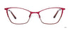 Takumi TK1106 Eyeglasses with Clip-on Sunglasses | Size 51 / Satin Dark Pink & Dark Brown