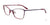 Takumi TK1106 Eyeglasses with Clip-on Sunglasses | Size 51 / Satin Dark Red & Steel Blue