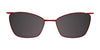Takumi TK1106 Eyeglasses with Clip-on Sunglasses | Size 51 / Satin Dark Pink & Dark Brown