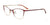 Takumi TK1106 Eyeglasses with Clip-on Sunglasses | Size 51 / Satin Dark Red & Gold