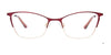 Takumi TK1106 Eyeglasses with Clip-on Sunglasses | Size 51 / Satin Dark Pink & Dark Brown