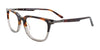 Takumi TK1108 Eyeglasses with Clip-on Sunglasses | Size 50 / Demi Blue & Crystal Blue