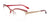 Takumi TK1110 Eyeglasses with Clip-on Sunglasses | Size 53 / Satin Gold & Red