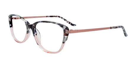 Takumi TK1111 Eyeglasses with Clip-on Sunglasses Crystal Brown & Demi Grey