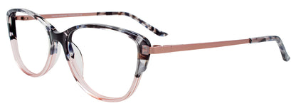 Takumi TK1111 Eyeglasses with Clip-on Sunglasses Crystal Brown & Demi Grey