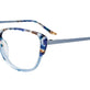 Crystal Blue & Blue Marbled