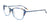 Takumi TK1111 Eyeglasses with Clip-on Sunglasses | Size 53 / Crystal Blue & Blue Marbled
