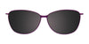 Takumi TK1111 Eyeglasses with Clip-on Sunglasses | Size 53 / Crystal Blue & Blue Marbled