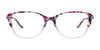 Takumi TK1111 Eyeglasses with Clip-on Sunglasses | Size 53 / Crystal Blue & Blue Marbled