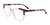 Takumi TK1112 Eyeglasses with Clip-on Sunglasses | Size 51 / Light Purple Crystal & Demi Purple