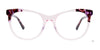 Takumi TK1112 Eyeglasses with Clip-on Sunglasses | Size 51 / Light Brown Crystal & Demi Brown