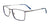 Takumi TK1115 Eyeglasses with Clip-on Sunglasses | Size 54 / Matt Steel & Dark Blue