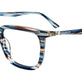 Blue & Brown Marbled