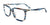 Takumi TK1116 Eyeglasses with Clip-on Sunglasses | Size 55 / Blue & Brown Marbled