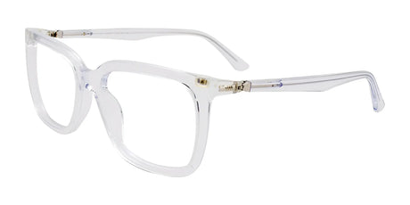 Takumi TK1116 Eyeglasses with Clip-on Sunglasses Crystal