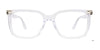 Takumi TK1116 Eyeglasses with Clip-on Sunglasses | Size 55 / Blue & Brown Marbled