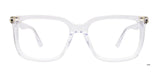 Takumi TK1116 Eyeglasses with Clip-on Sunglasses | Size 55