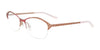 Takumi TK1117 Eyeglasses with Clip-on Sunglasses | Size 50 / Satin Light Pink & Light Gold