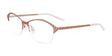 Takumi TK1117 Eyeglasses with Clip-on Sunglasses Satin Light Pink & Light Gold