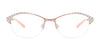 Takumi TK1117 Eyeglasses with Clip-on Sunglasses | Size 50 / Satin Light Lavender & Light Brown