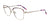 Takumi TK1118 Eyeglasses with Clip-on Sunglasses | Size 52 / Purpe & Shiny Silver