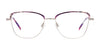Takumi TK1118 Eyeglasses with Clip-on Sunglasses | Size 52 / Burgundy & Shiny Gold