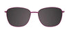 Takumi TK1118 Eyeglasses with Clip-on Sunglasses | Size 52 / Burgundy & Shiny Gold