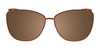 Takumi TK1121 Eyeglasses with Clip-on Sunglasses | Size 52 / Blue Marbled & Crystal Light Blue