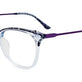 Blue Marbled & Crystal Light Blue