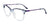 Takumi TK1121 Eyeglasses with Clip-on Sunglasses | Size 52 / Blue Marbled & Crystal Light Blue