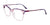 Takumi TK1121 Eyeglasses with Clip-on Sunglasses | Size 52 / Purple Marbled & Crystal Light Plum