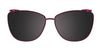 Takumi TK1121 Eyeglasses with Clip-on Sunglasses | Size 52 / Blue Marbled & Crystal Light Blue