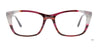 Takumi TK1122 Eyeglasses with Clip-on Sunglasses | Size 52 / Black & Light Pink