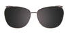 Takumi TK1123 Eyeglasses with Clip-on Sunglasses | Size 53 / Blue & Demi Pink
