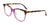 Takumi TK1123 Eyeglasses with Clip-on Sunglasses | Size 53 / Purple & Demi Amber