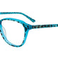 Turquoise Crystal With Animal Print
