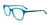 Takumi TK1126 Eyeglasses with Clip-on Sunglasses | Size 53 / Turquoise Crystal With Animal Print
