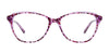 Takumi TK1126 Eyeglasses with Clip-on Sunglasses | Size 53 / Brown Mabrled & Blue