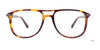 Takumi TK1127 Eyeglasses with Clip-on Sunglasses | Size 53 / Black & Blue Crystal & Satin Steel
