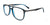 Takumi TK1127 Eyeglasses with Clip-on Sunglasses | Size 53 / Black & Blue Crystal & Satin Steel
