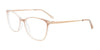 Takumi TK1128 Eyeglasses with Clip-on Sunglasses | Size 51 / Beige & Crystal